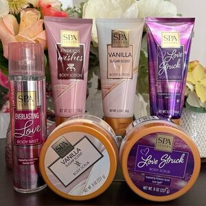 🆕🪻 SPA LUXURY 6-PIECE BODY CARE COLLECTION. BRAND NEW FULL SIZE.